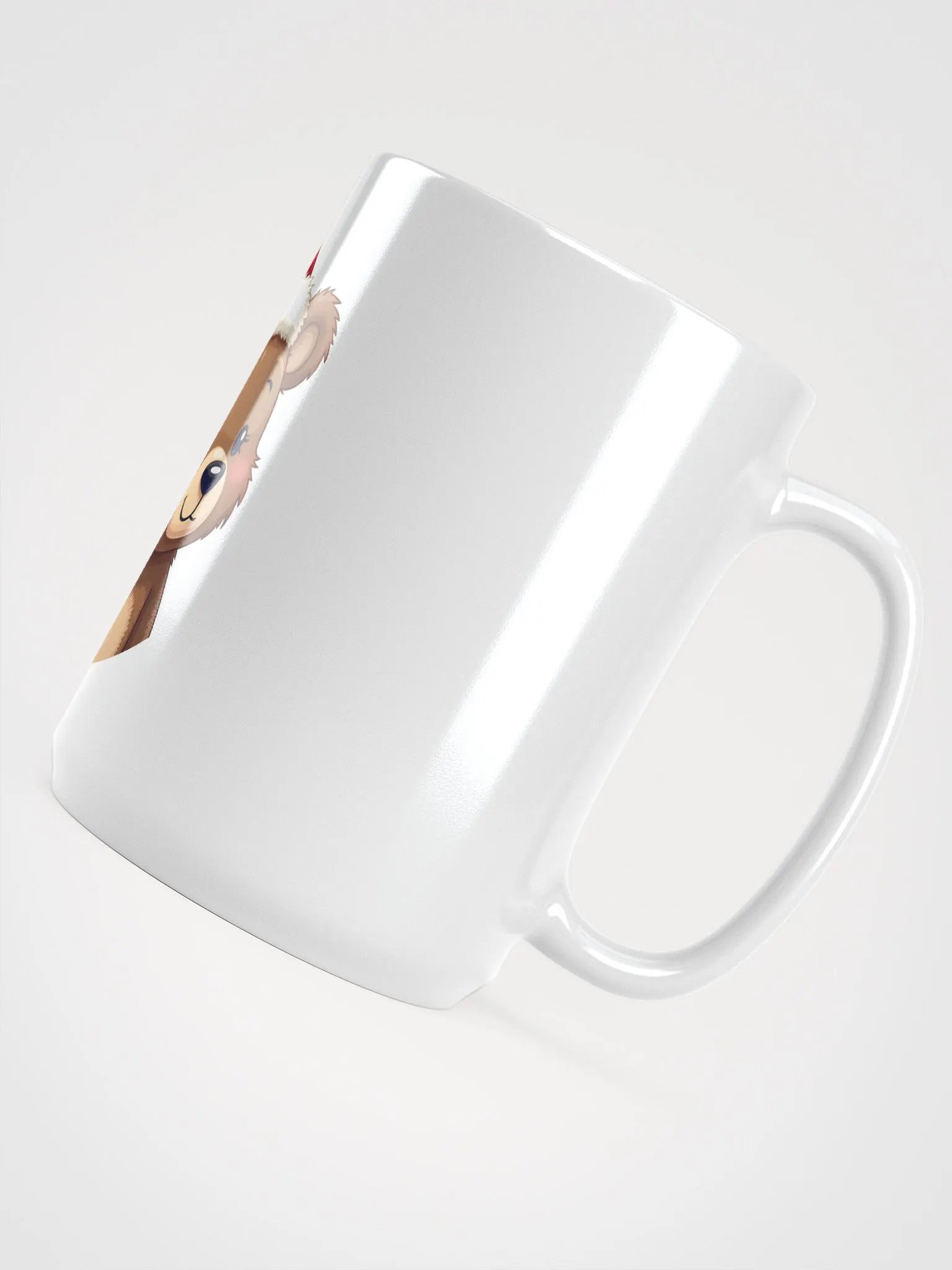 Santa Bear White Glossy Mug product image (4)