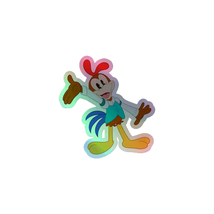Chucky Chicken Holographic Sticker product image (1)