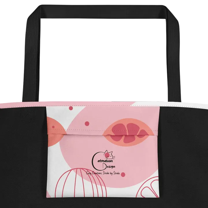 Vintage Cat Gaze - Tote Bag with Pocket product image (2)