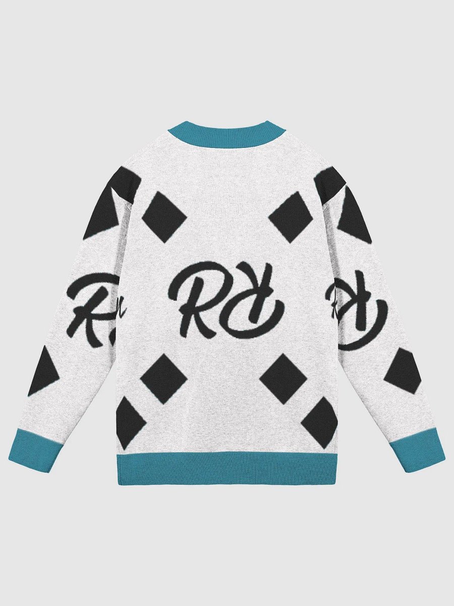Black-White-Cyan Unisex Cardigan product image (2)
