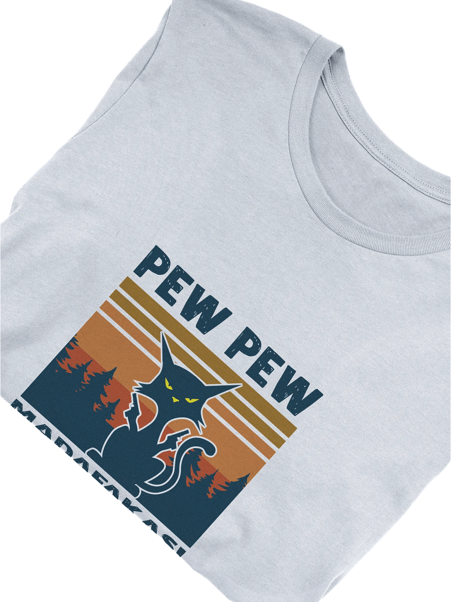 Pew Pew Cat T-Shirt product image (5)