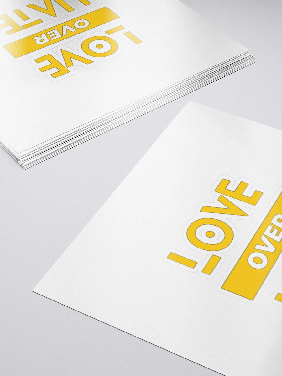 SB love over hate sticker product image (5)