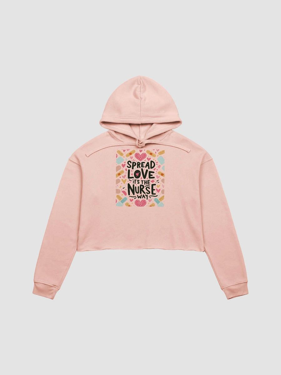 Spread Love: Nurse Love & Care Cropped Hoodie product image (1)