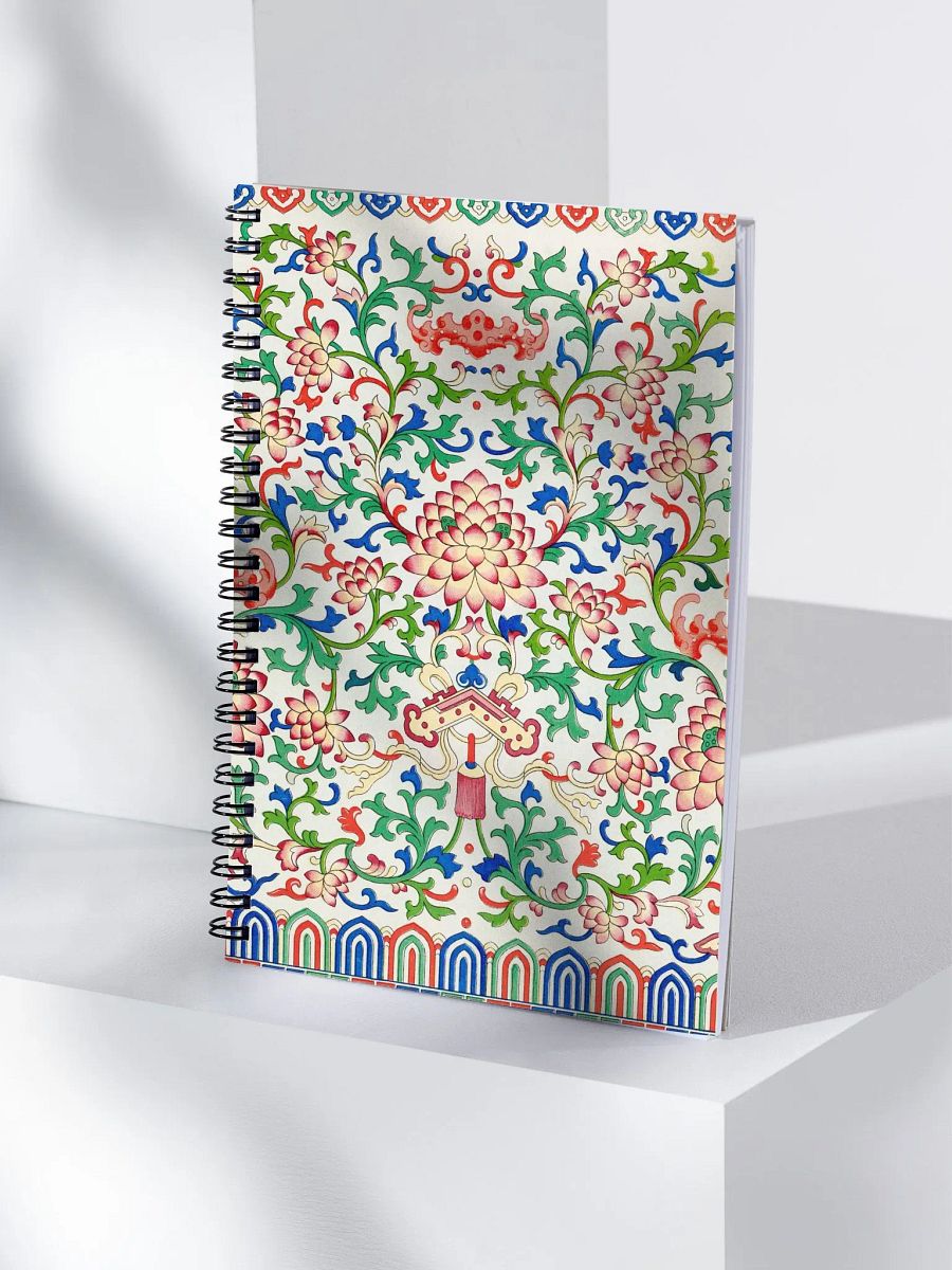 Lotus Spiral Notebook product image (4)