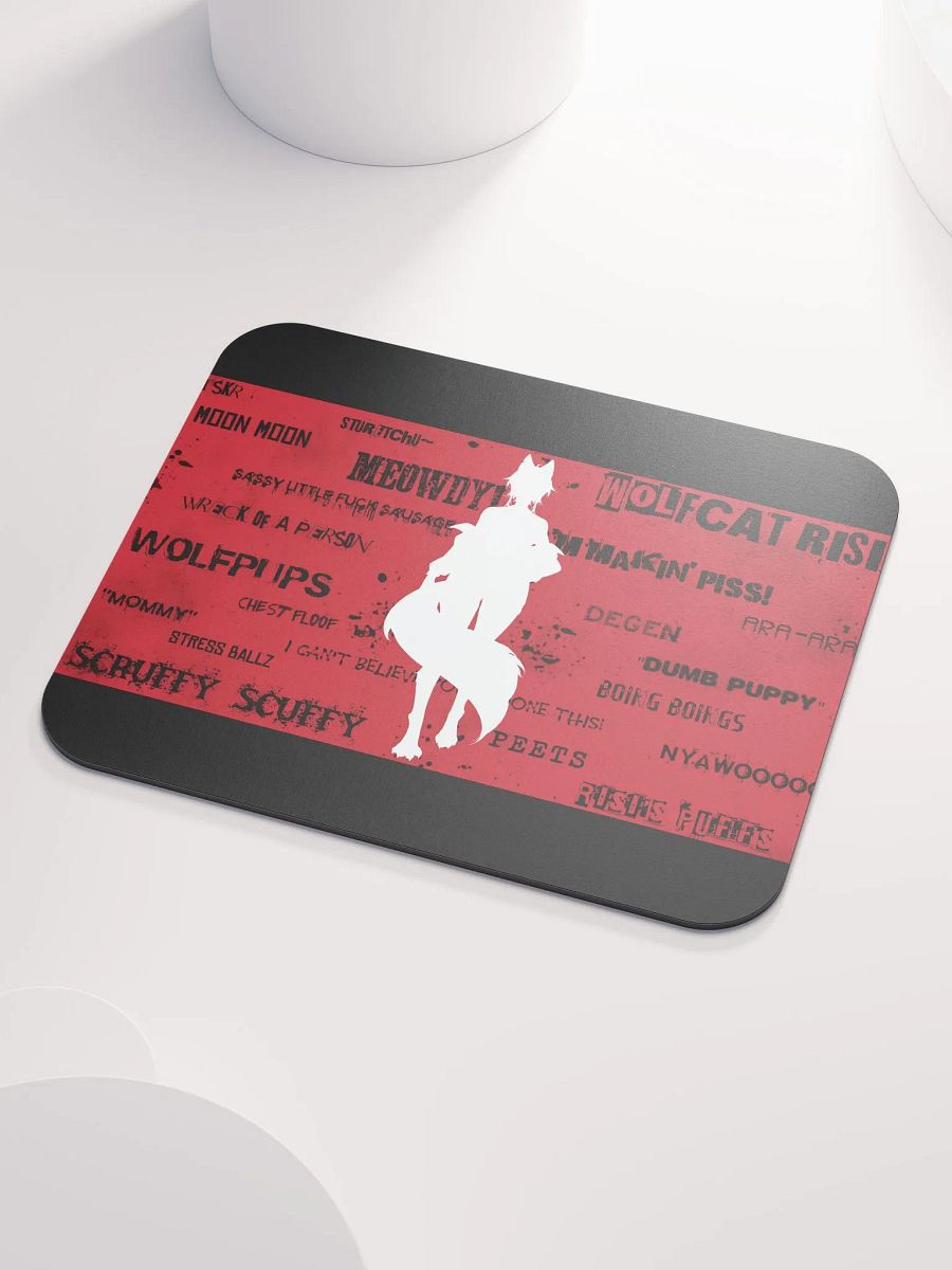 WolfcatRisi Word Wall Mousepad product image (3)