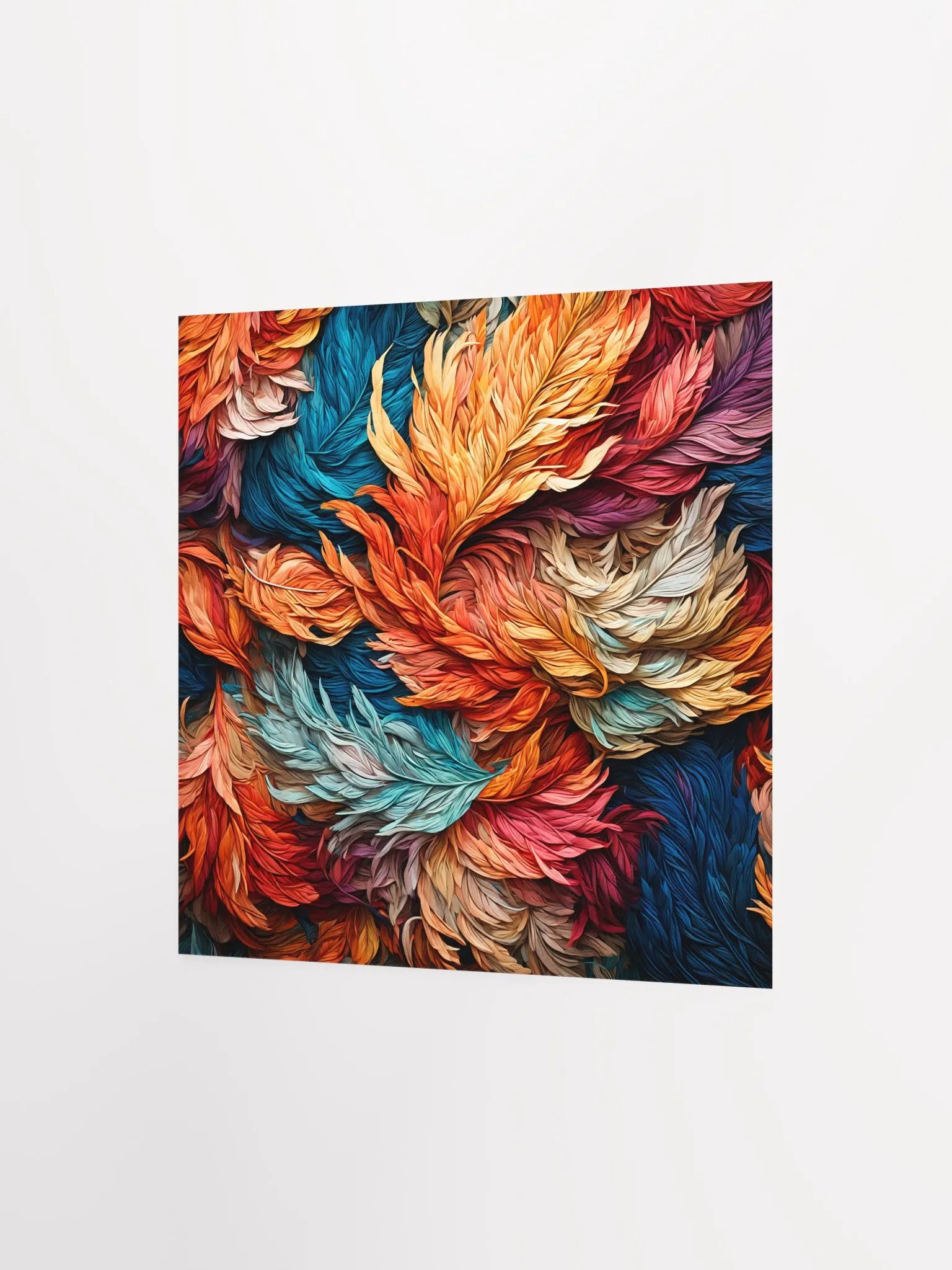 Bright and vibrant feather product image (3)