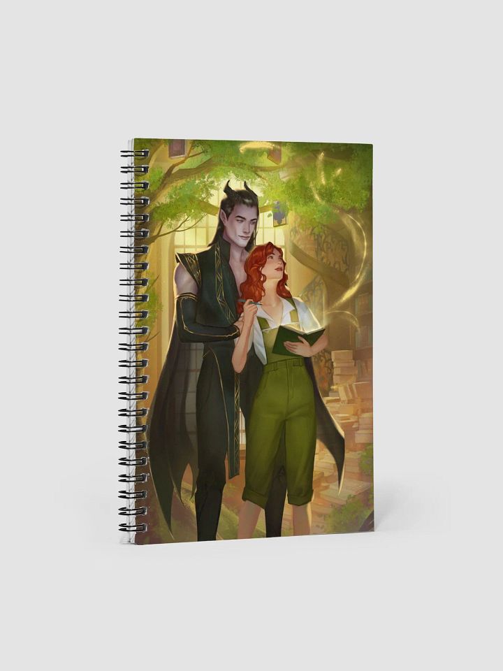 Enchanted Library Tree Spiral Notebook product image (1)
