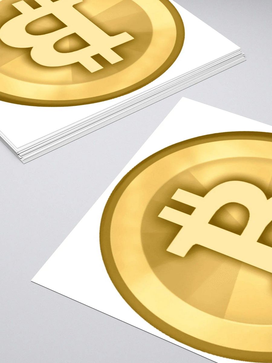 Original Bitcoin Logo Sticker product image (4)