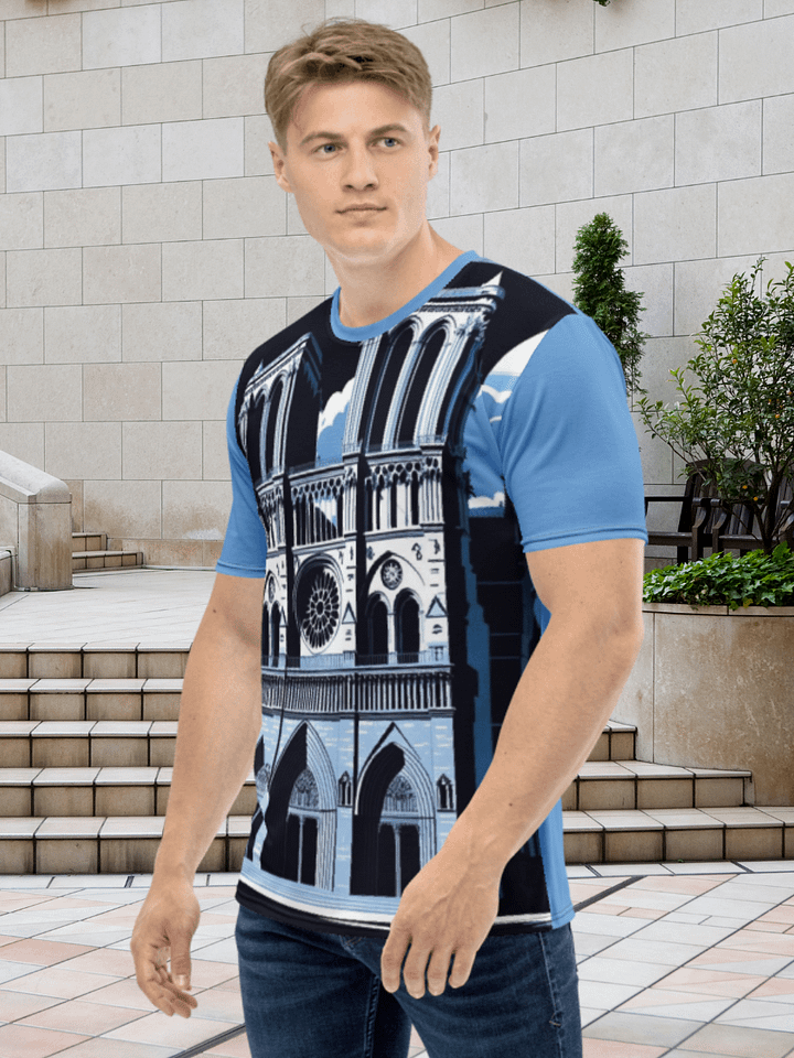 Notre Dam Cathedral Illustration Print Tee product image (2)