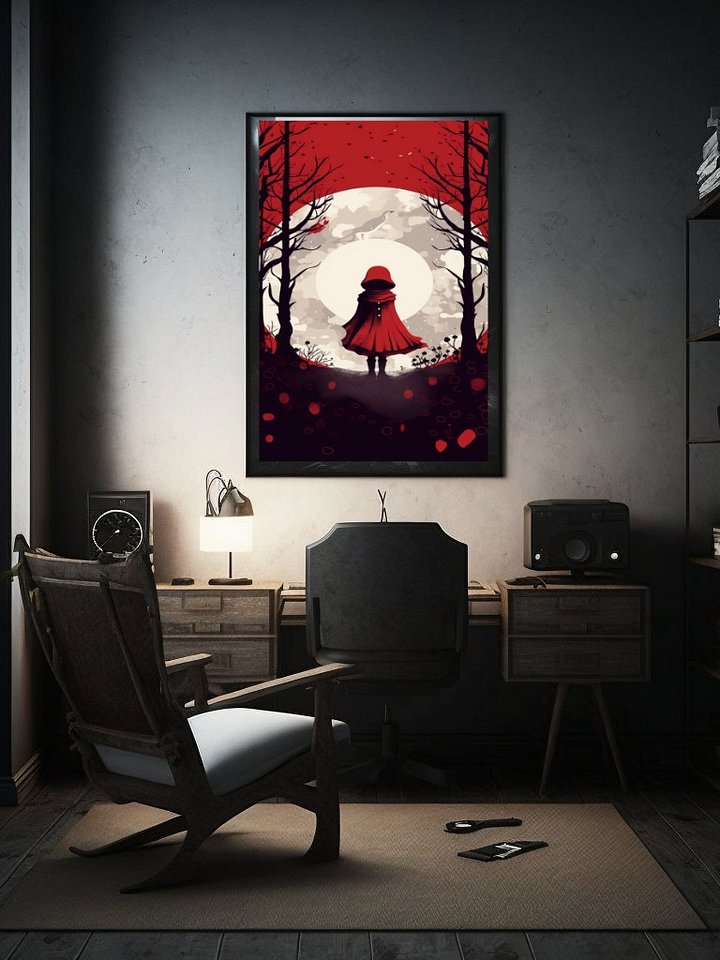Dark Red Ridding Hood Downloadable Poster product image (1)