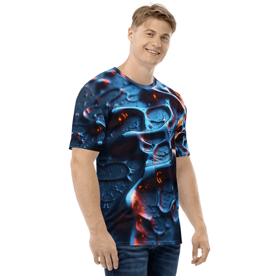 Fluid Reflections All-Over Print Tee product image (4)