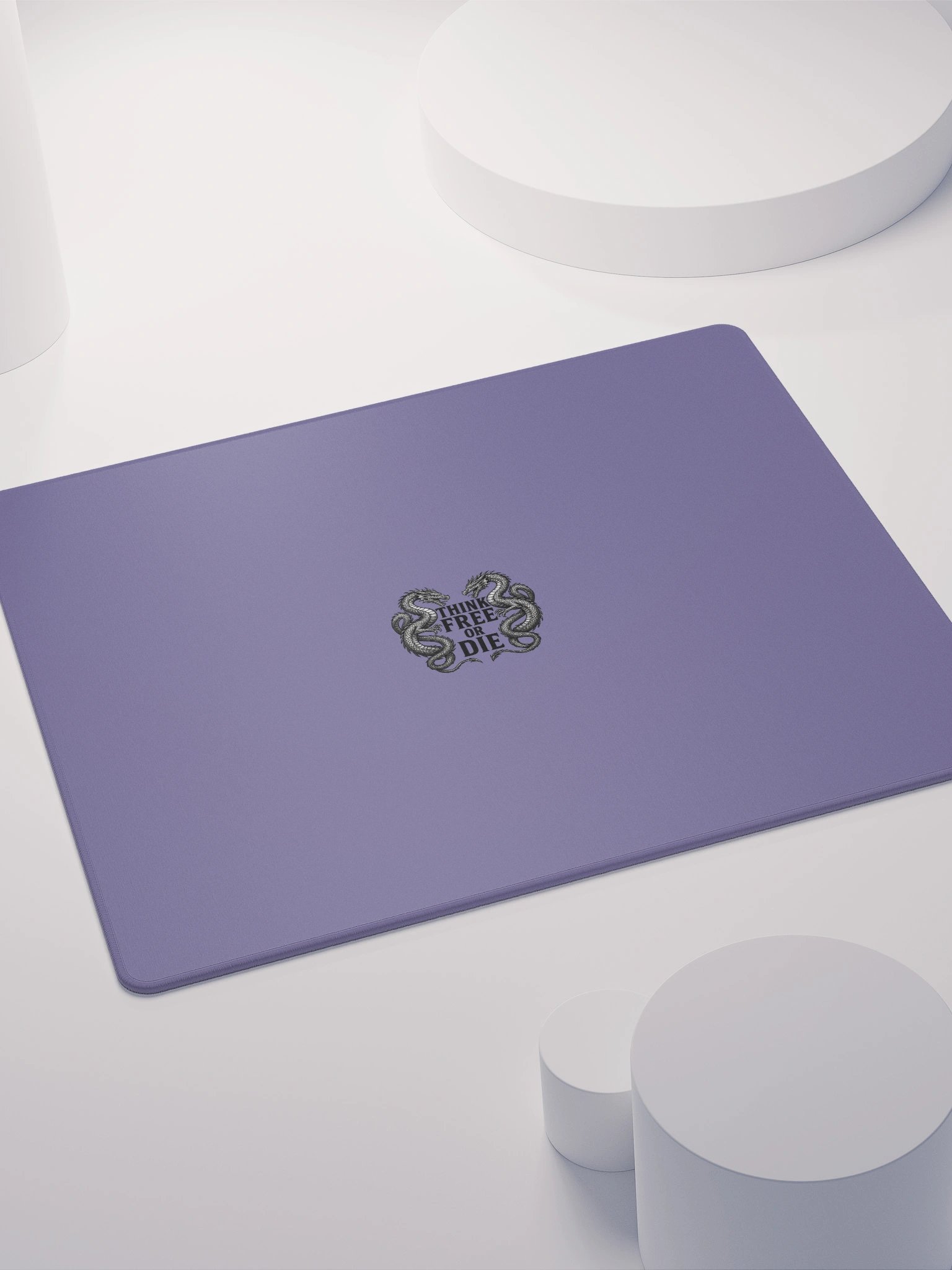 🕹️ “Think Free or Die” Gamer Mat – Light Purple Edition 💜 product image (4)