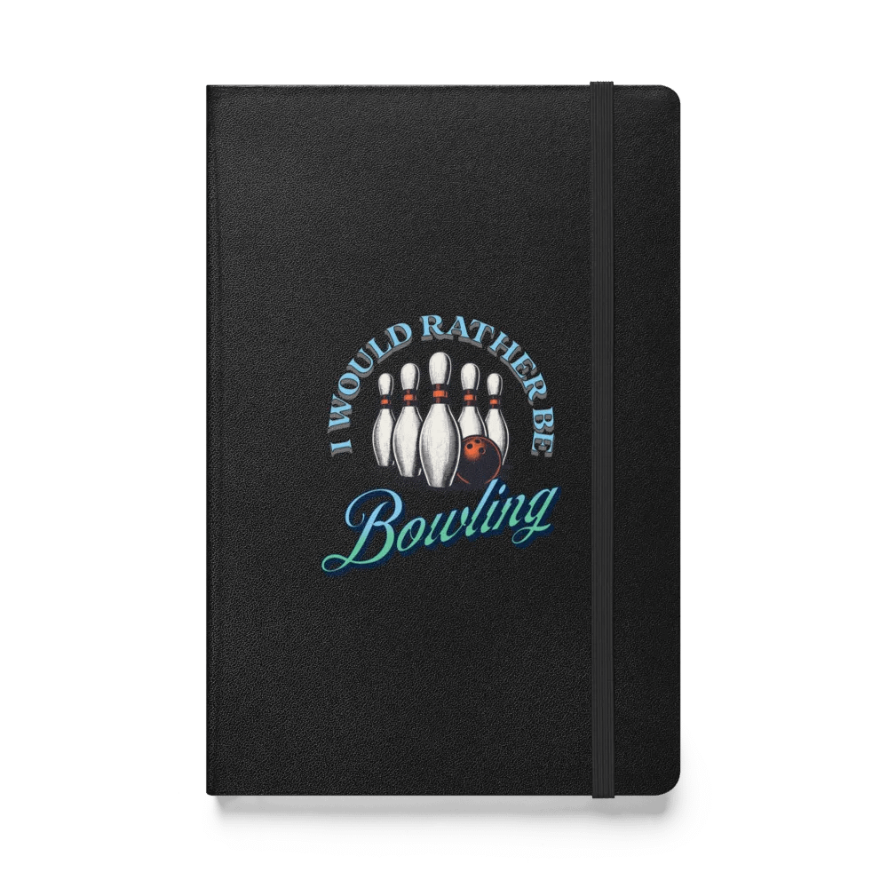 I Would Rather Be Bowling Strike Your Creativity Hardcover Journal product image (1)