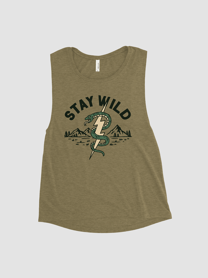 Stay Wild Women's Flowy Muscle Tank product image (2)