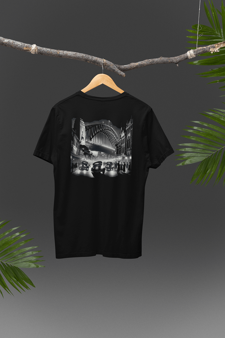 Moonlit Elegance Over Sydney Harbor (Mens Tee) product image (3)