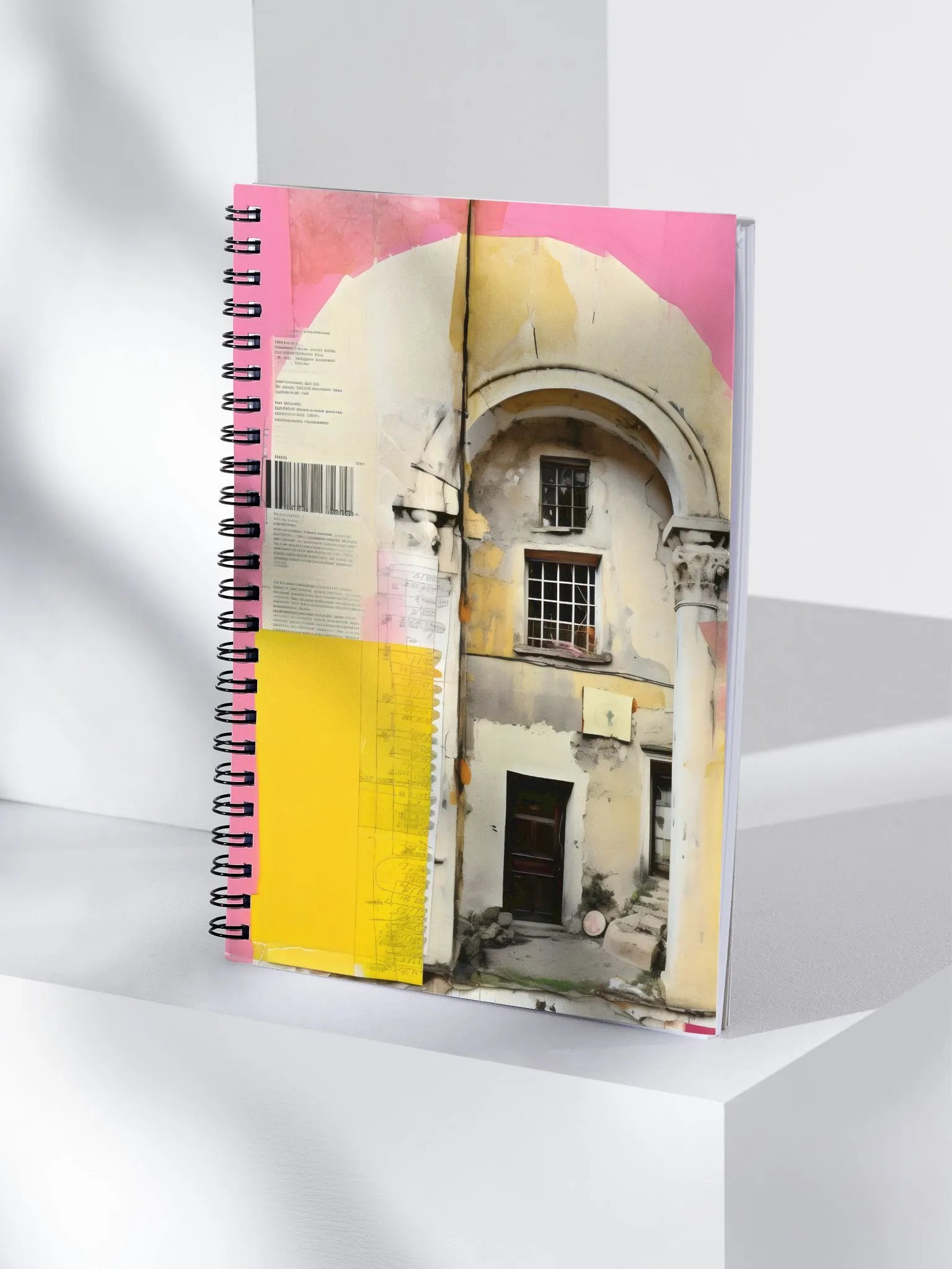 Yellow and Pink Urban Decay Spiral Notebook product image (4)