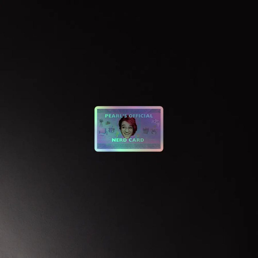Pearl's Official Nerd Card (Sticker) product image (2)