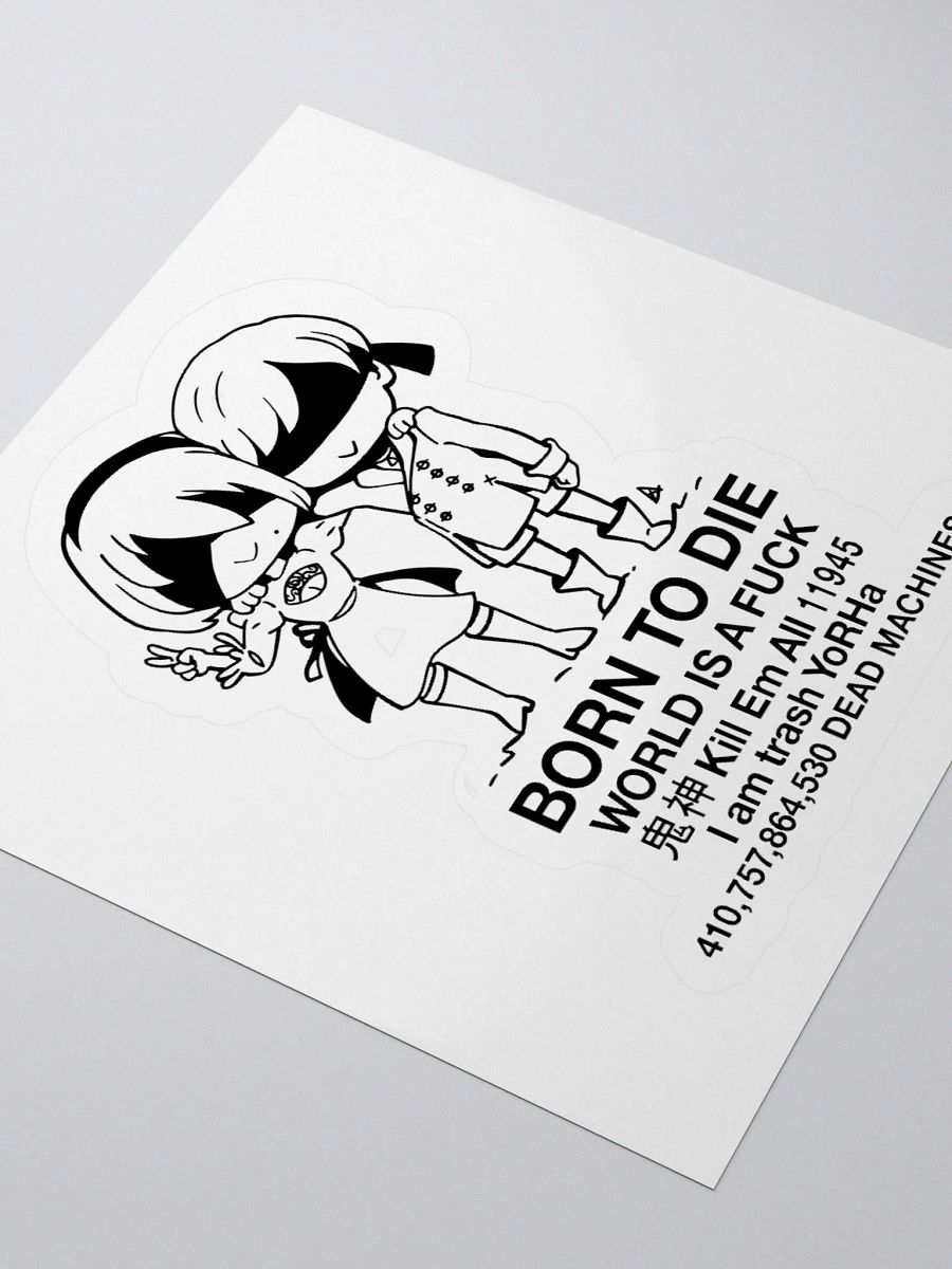 BORN TO DIE - STICKER product image (3)
