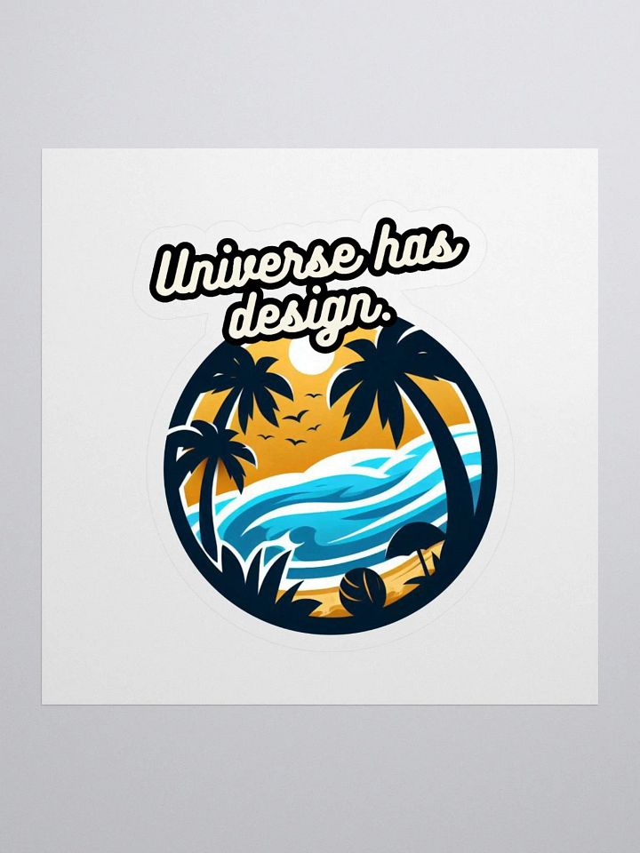 Tropical Beach Vibes Sticker Pack | motto universe has design product image (1)