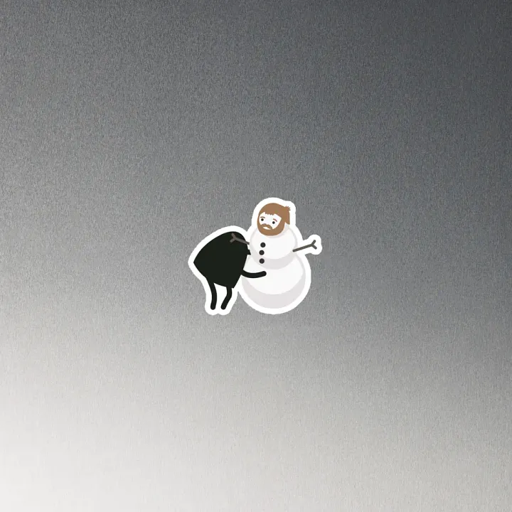 A Good Snowman is Hard to Build Magnet product image (2)