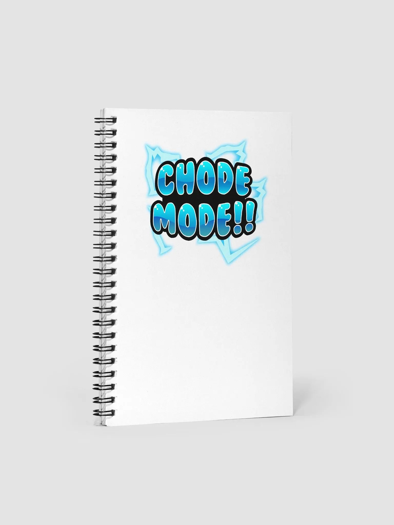 "Chode Mode" Notebook - Blue product image (1)