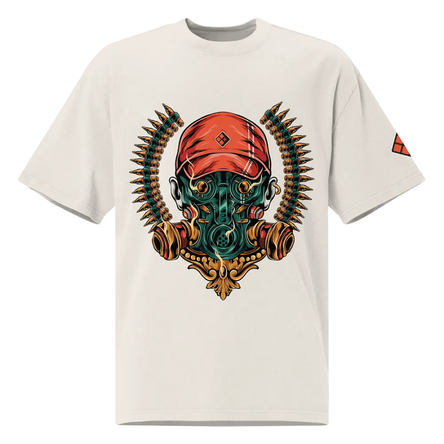 Oversized NEVER OUTGUNNED Tee product image (19)