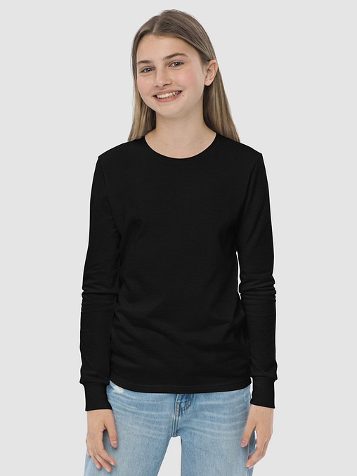 Photo showing Bella+Canvas Youth Long Sleeve T-Shirt