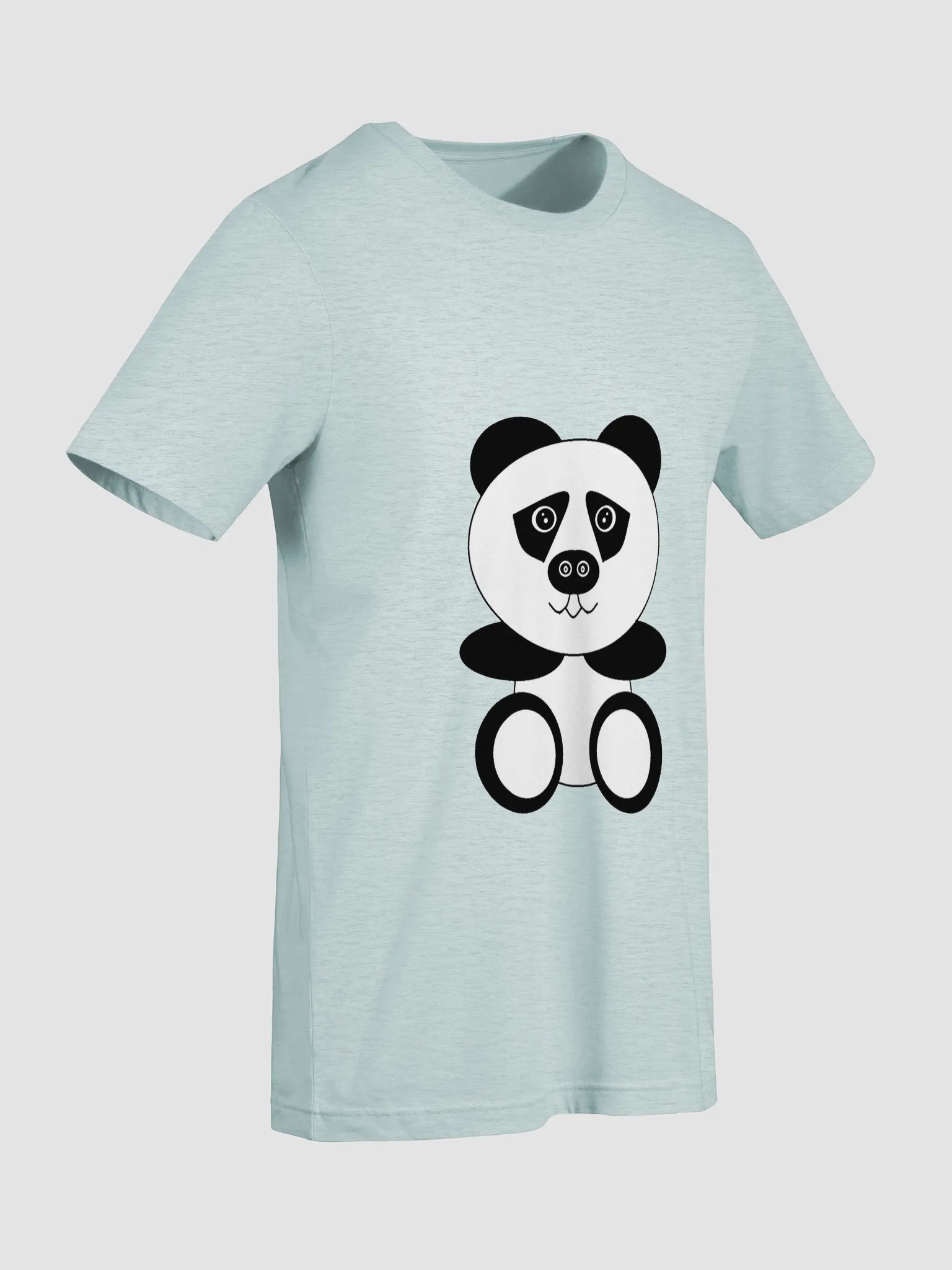 Stylized Panda Minimalist T-Shirt product image (69)