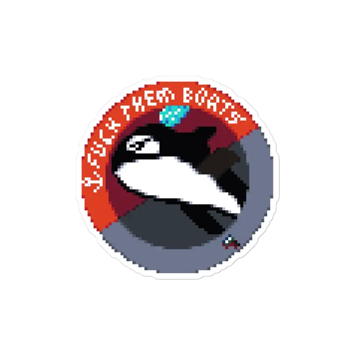 Fuck Them Boats Magnet product image (2)