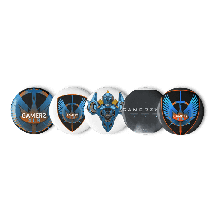 GAMERZXLR Metallic Pin Buttons Set product image (3)