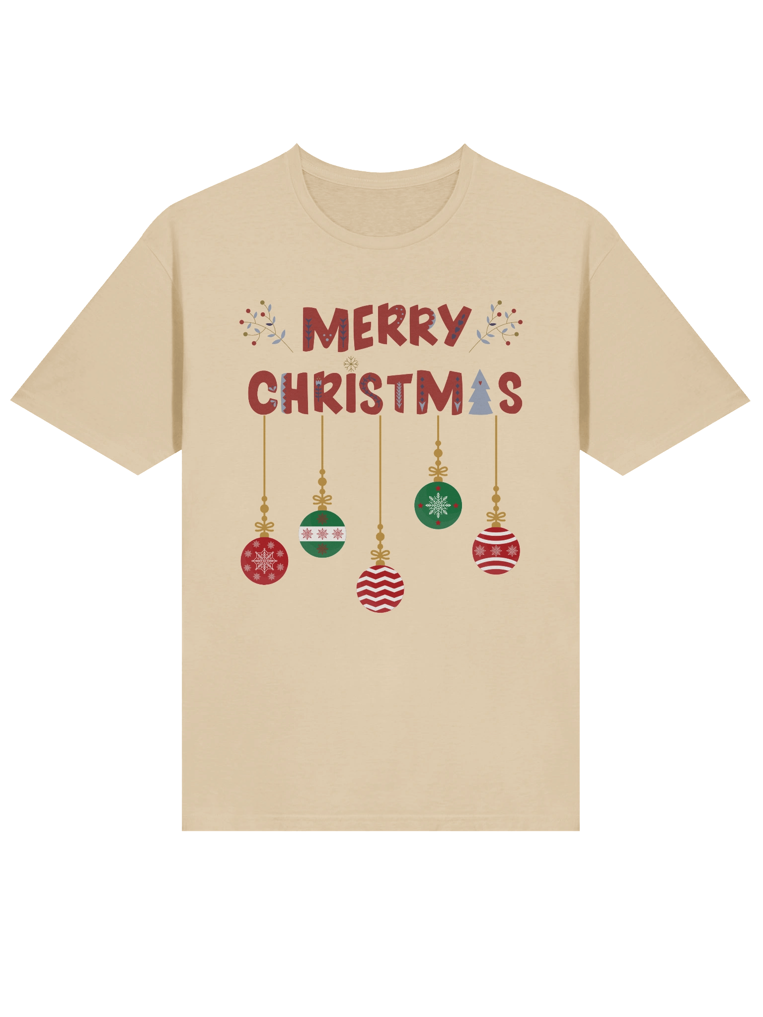 Festive Merry Christmas Ornaments T-Shirt product image (11)
