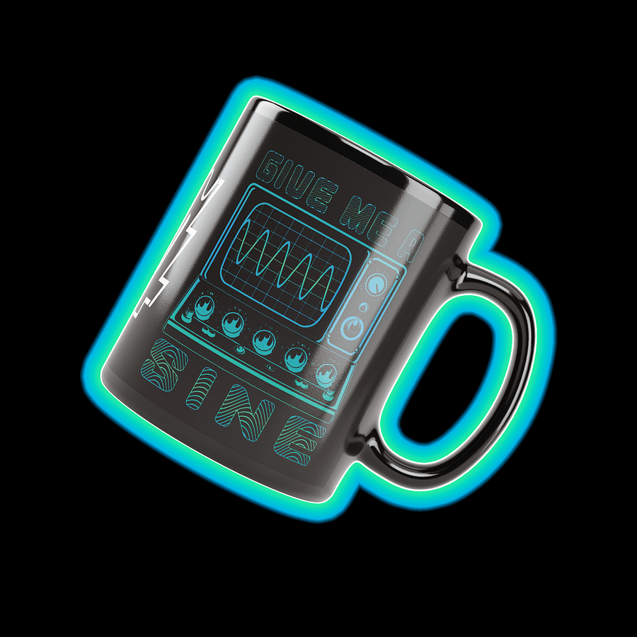 Give Me A Sine - Modular Synthesizer Waveform Mug product image (4)