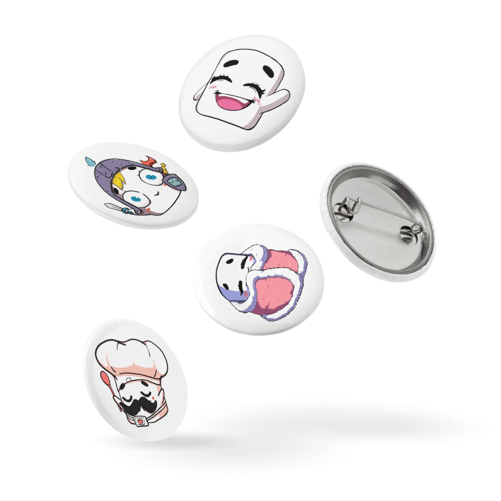 Tofu Emote Pin Button Pack 2 product image (9)
