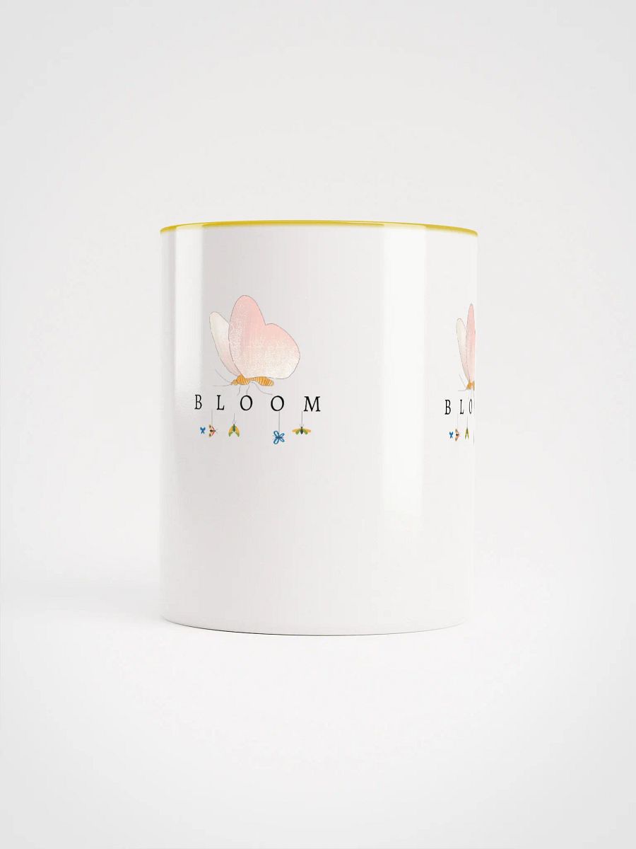 Bloom Butterfly Ceramic Mug - Yellow product image (5)