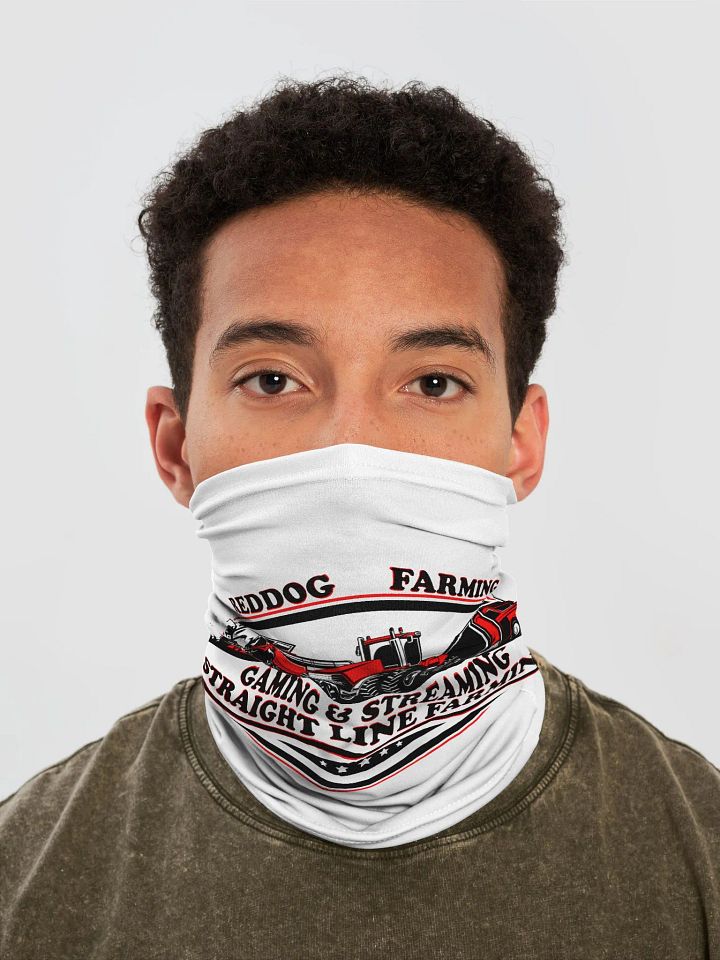 All-Over Print Neck Gaiter reddog farm logo product image (1)