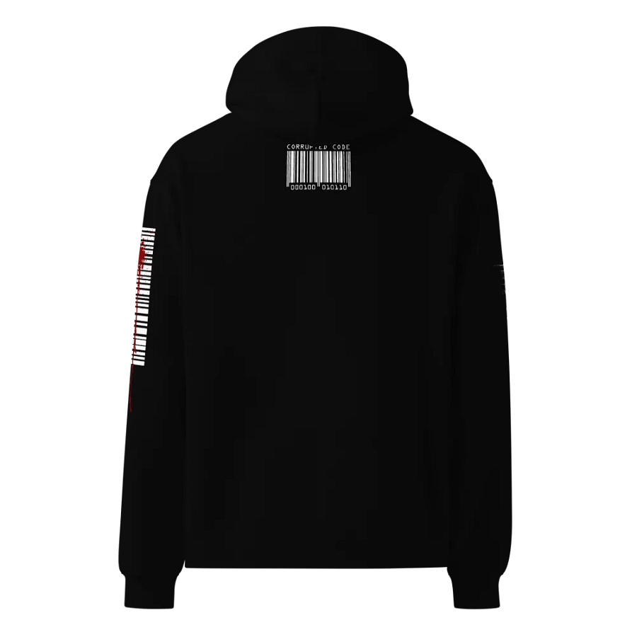 DIGITAL GLITCH QUEEN UNISEX STATEMENT HOODIE product image (3)