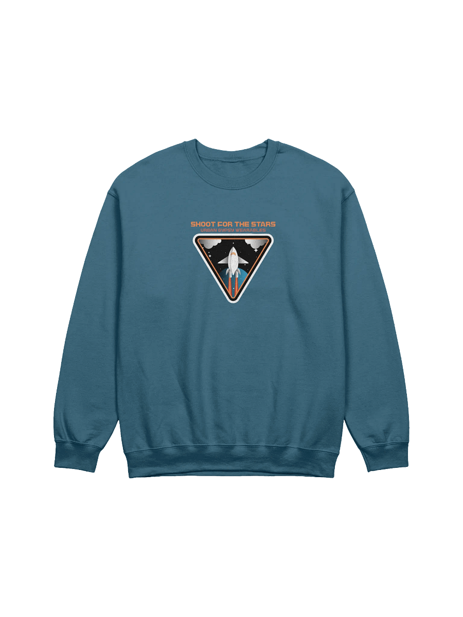 Retro Rocket Launch Crewneck Sweatshirt product image (13)