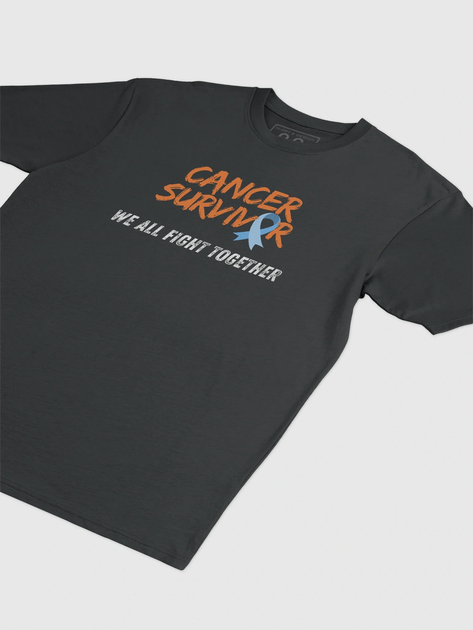 Cancer Survivor - We All Fight Together Premium Tee - Orange Print product image (5)