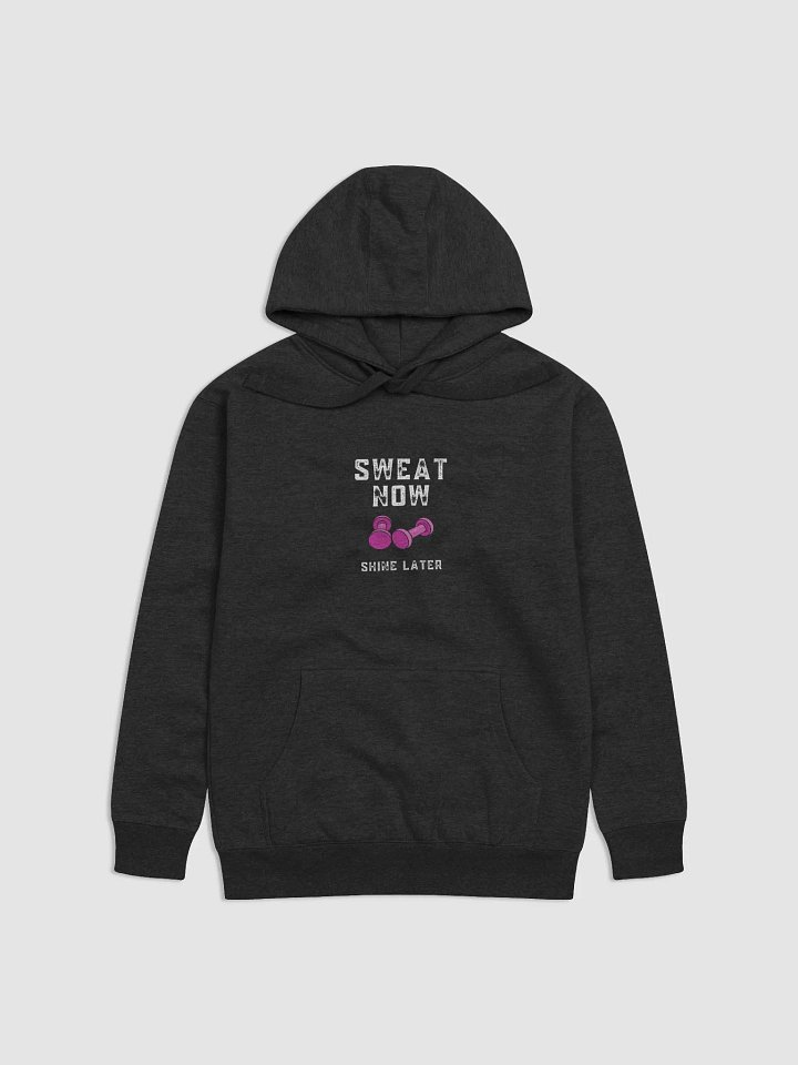 Pink Dumbbells Motivational Hoodie product image (2)