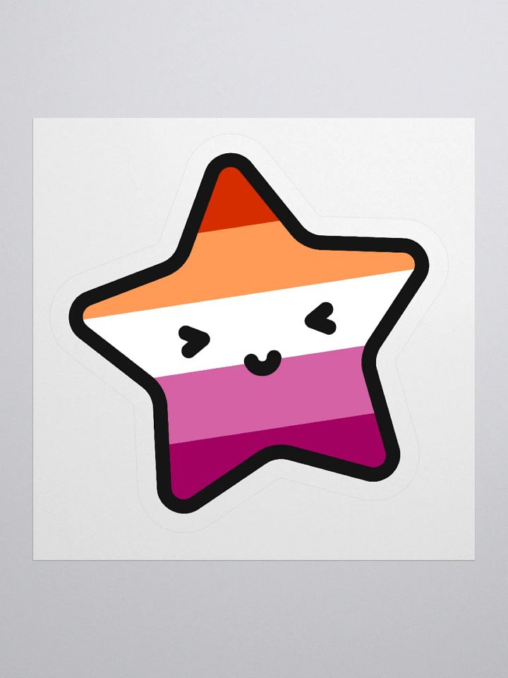 Lucy Lesbian Pride Sticker product image (1)