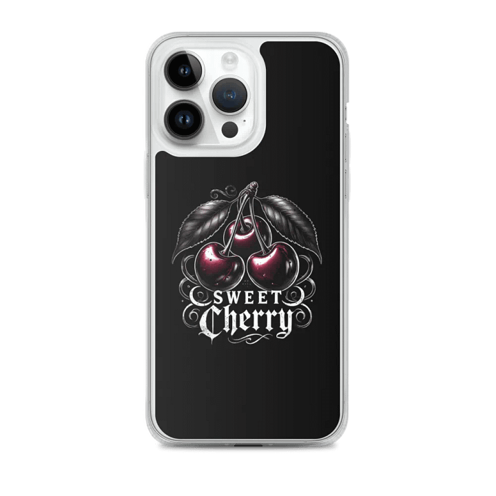 Vintage Sweet Cherry iPhone® MagSafe® Clear Case product image (2)