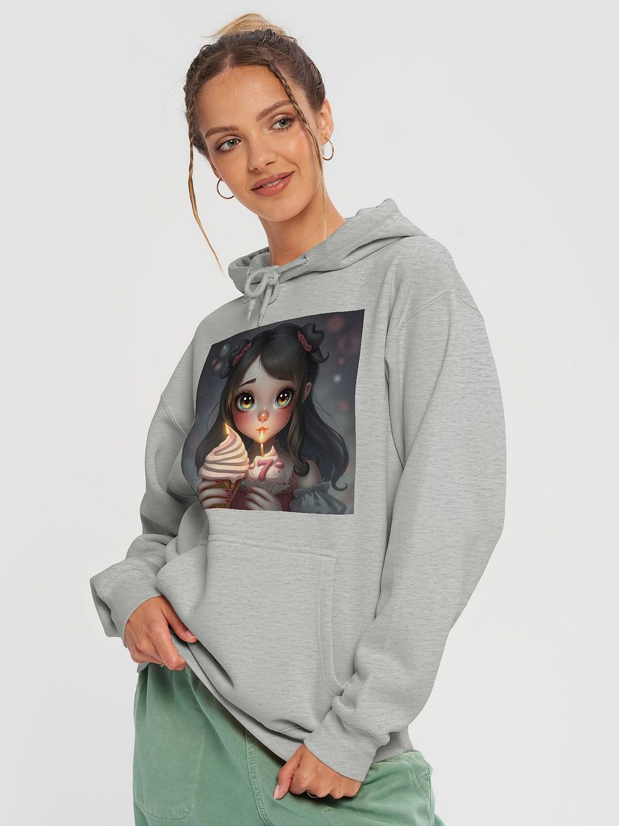 Whimsical 7th Birthday Cupcake Hoodie product image (3)