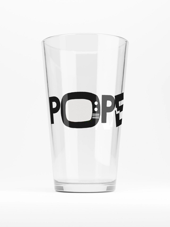 Poperratic Pint Glass - Transparent Logo product image (2)