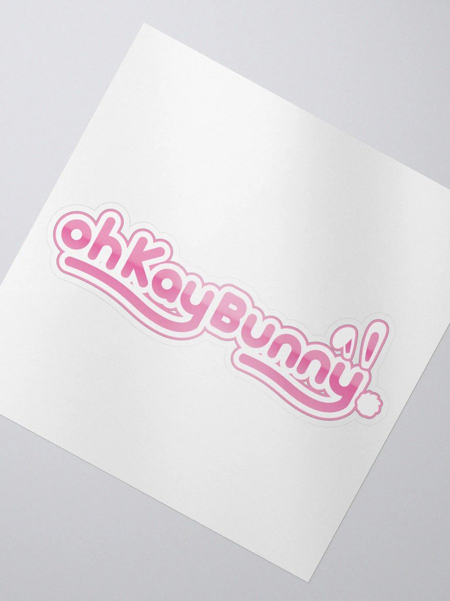 ohKayBunny Logo Sticker product image (2)