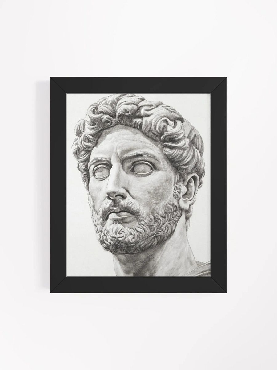 Cultural Vanguard: The Reflective Bust of Emperor Hadrian product image (4)