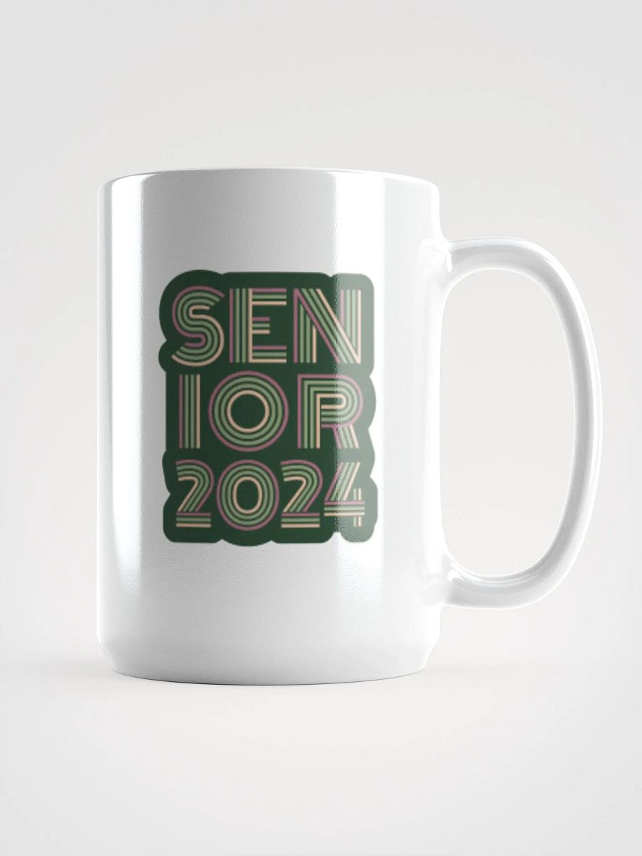 Senior 2024 White Glossy Ceramic Mug product image (1)