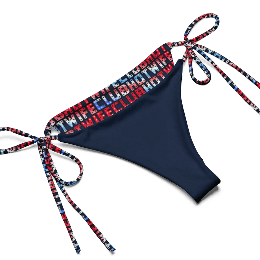 HotWifeClub Hot Wife Club red white and blue bikini product image (6)
