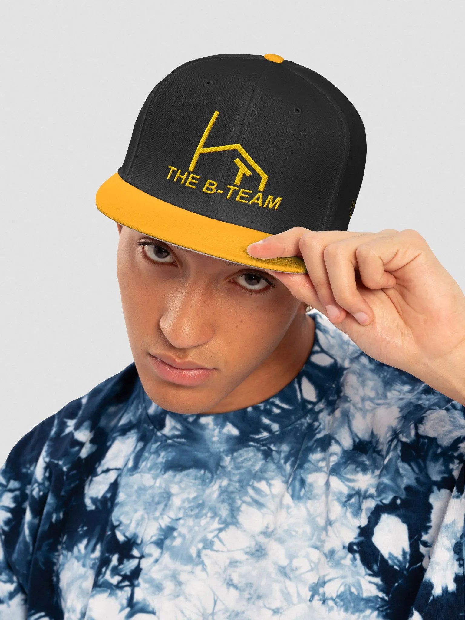 The B-Team Black And Yellow Snapback product image (5)