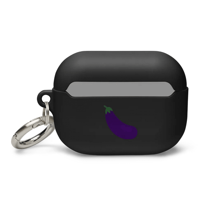 I Love Eggplant AirPods Case product image (18)