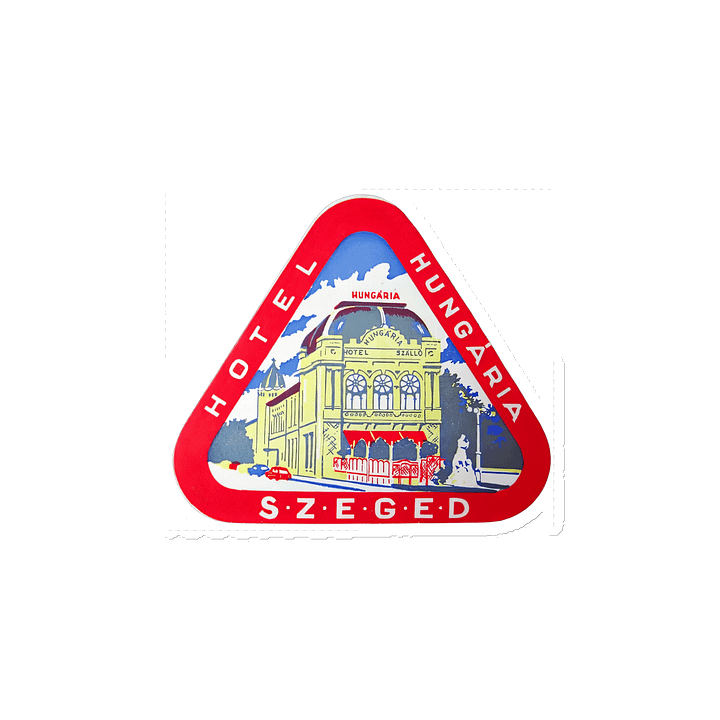 Hotel Hungaria Magnet-Red product image (2)